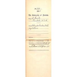 Asking particulars MB Regulations