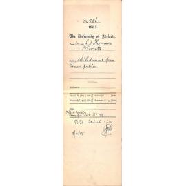 Withdrawal from Senior Public exam - Full Docket