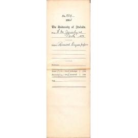 Received degree papers