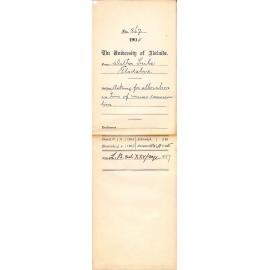 Asking for alteration in time of music examination