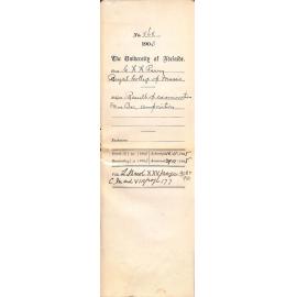 Result of examination Music Bac composition - Full Docket