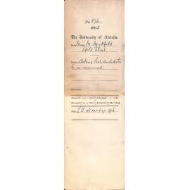 Asking that candidates be re-examined