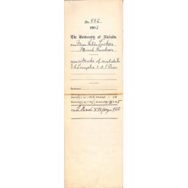 Re marks of candidates E C Livingstone and A I Prior