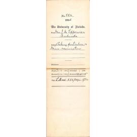 Asking particulars re music examinations