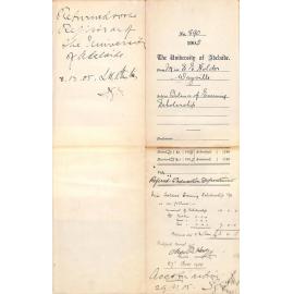 Balance of evening scholarship