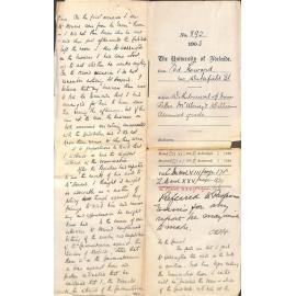 Withdrawal of Misses Potter McAloney and Williams advanced grade - Full Docket