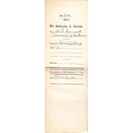 Re University Acts of 1903-4