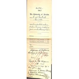 Doing practical work in Western America - Report of year's work and obtaining Diploma