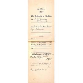 Exemption from lectures - Jenner