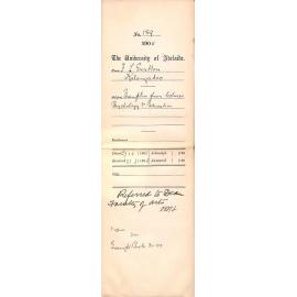 Exemption from lectures - Gratton