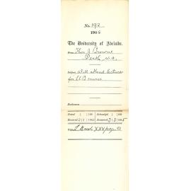 to attend LLB lectures