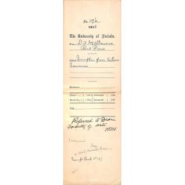 Exemption from lectures - Melbourne