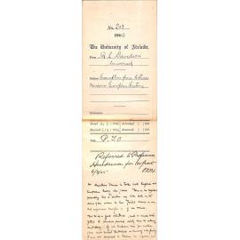 Exemption from lectures - Davidson