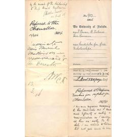 Candidates for free scholarships - Full Docket