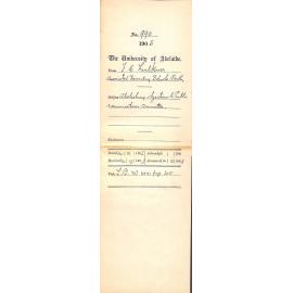 F C Faulkner - Abolishing objections to public examinations