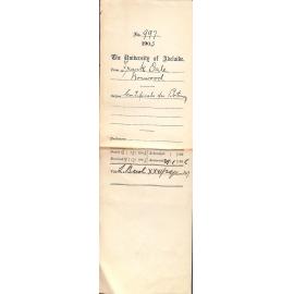 Certificate for Botany - Full Docket