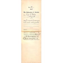 Resuming medical course