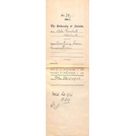 Discontinuing singing lessons Ada Goodall