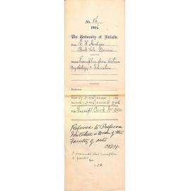 Enquiring about studying with exemption from lectures