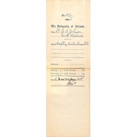 Accepting position as Demonstrator of Anatomy