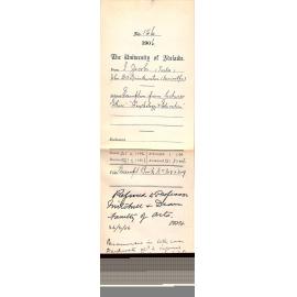 Exemption from lectures Ethics Psychology and Education