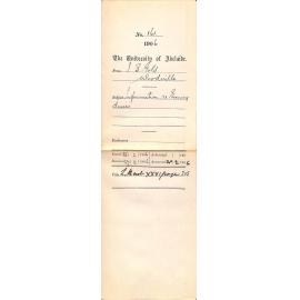 Information re Evening Classes