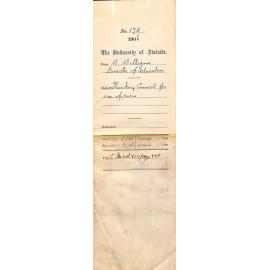 Thanking Council for use of room 