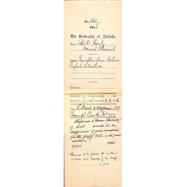 Exemption from lectures English Literature 