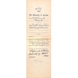 Exemption from lectures English Language and Literature