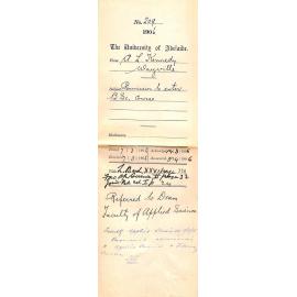 Permission to enter BSc Course