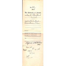 Unable to attend Conservatorium 1st Term