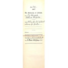 Asking for list of Students Entering for Practice