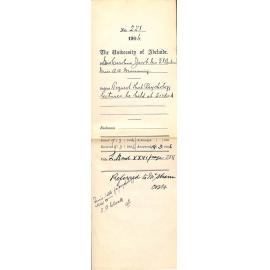 Request that Psychology lectures be held at 5 o'clock