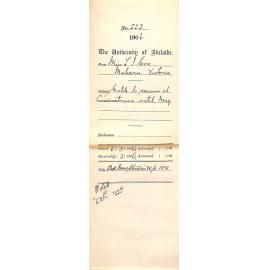 Unable to resume at Conservatorium until May