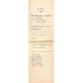 Asking for Music Certificates - Letty E Kelly - Mary Wildman - Lillie Mitchell - Hilda G Hanning - Irene T Rieken - Althea E Wilton