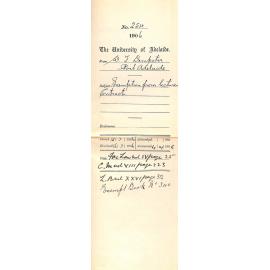 Exemption from lectures Contracts 