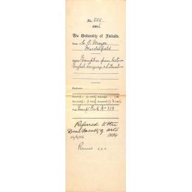 Exemption from lectures English Language and Literature