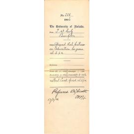 Request that lectures on Education be given at 5pm