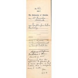 Exemption from lectures Psychology