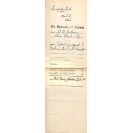 Report in regard to statements by Mr Muirden