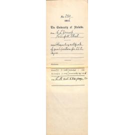 Requesting Certificate of qualification for LLB Degree