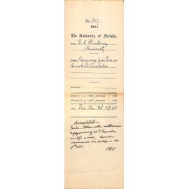 Resigning position as Assistant Caretaker