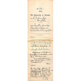 Exemption from Logic and Education lectures re Matriulation and BA Regulation