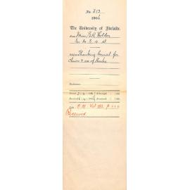 Thanking Council for Chairs and use of Theatre