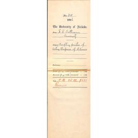 Accepting position of Acting Professor of Classics