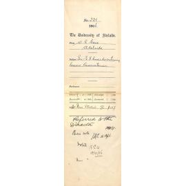 Notification of son discontinuing lessons