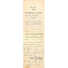 Requesting scholarship balance to remain as credit for future study