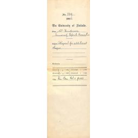 Requesting an additional cheque