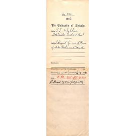 Requesting the use of the Prince of Wales Theatre on the 11th of May 1906