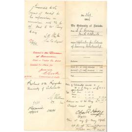 Regarding the remaining balance of the Evening Scholarship